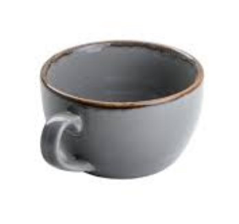 Чашка чайная 207мл Porland 322125/DG темно-серый фарфор