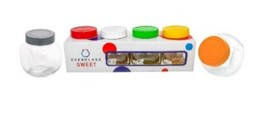 Набор банок для хранения Sweet микс 4шт Everglass 4200 