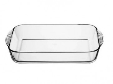Форма для запекания прямоугольная Borcam 3.85л стеклянная Pasabahce 59124-6 