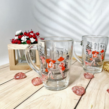 Набор кружек Капучино Coffee time 300мл 2шт Helios 8241/1334-3
