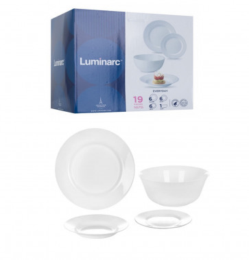 Сервиз столовый Everyday 19 предметов Luminarc G0567