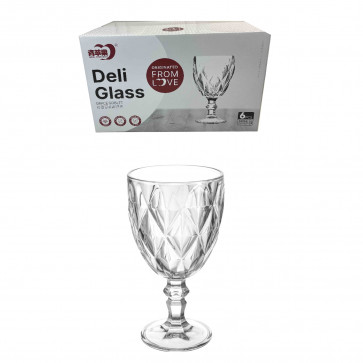 Набор бокалов для вина Палаццо 330мл 6 шт Helios KB230-1 стекло 