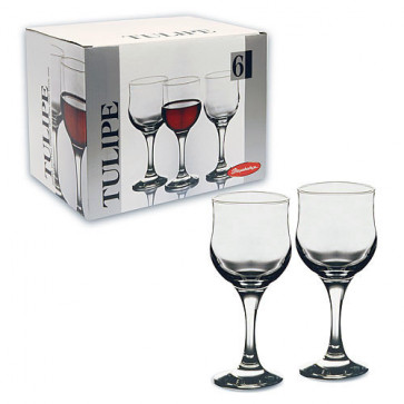 Набор бокалов для вина Тулип 240мл 6шт Pasabache 44163-6