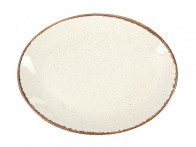 Тарелка овальная 360мм Porland 112136/B бежевая