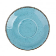 Блюдце чайное 15см Porland 132115/T бирюзовое фарфор