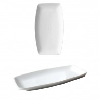 Блюдо прямоугольное 300х170мм фарфоровое Helios HR1431 белое