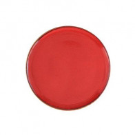 Тарелка для пиццы круглая 200мм Porland 162920/R красная фарфор
