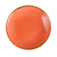 Тарелка глубокая 260мм Porland 197626/O оранжевая фарфор