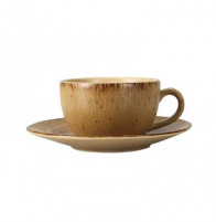 Набор чашка чайная 250мл с блюдцем 15см Natura Porland 22DC25/N керамогранит