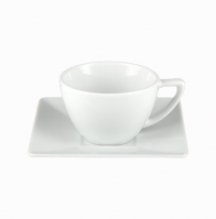 Чашка Classic 200мл с блюдцем 140х190мм Lubiana 2526,2582