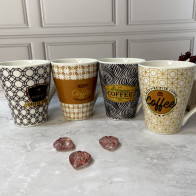 Кружка Лучший кофе Микс 350мл Helios 2642 керамика