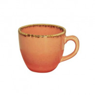 Чашка кофейная 80мл Porland 312109/O оранжевый  фарфор