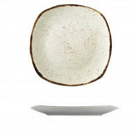 Тарелка мелкая квадратная Atlantis 270мм Kutahya CR3227