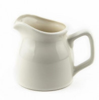 Молочник с ручкой 180мл Porland 372114/SA молочно-белый фарфор 