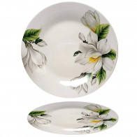 Тарелка мелкая 205мм декор Жасмин Helios 4326