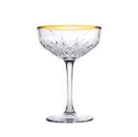 Набор бокалов для шампанского Timeless Golden touch 255мл 4шт Pasabahce 440236G