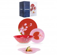 Сервиз столовый Red Orchis 19 предметов Luminarc N4656