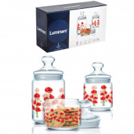 Набор банок для сыпучих Hypnosis 3шт Luminarc P4832