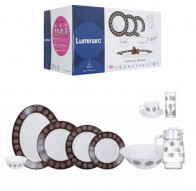 Столовый сервиз Sirocco Brown 46 предметов Luminarc N4866