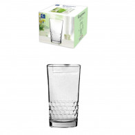 Набор стаканов высоких Kingstown 330мл 4шт Helios 5090 стекло