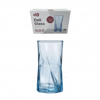 Набор стаканов высоких Адамантас блу 440мл 6шт Helios JS5195-2B