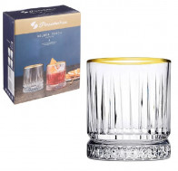 Набор стаканов для виски Elysia Golden touch 355мл 4 шт Pasabahce 520004G-6