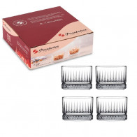 Набор салатников квадратных Elysia 235мл 4 шт Pasabahce 530138