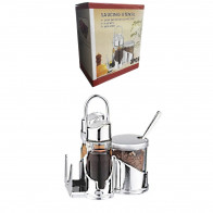 Набор для специй: перечница, солонка, горчичница на подставке Helios 6081