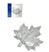 Тарелка сервировочная декоративная 218мм Мейпл Лиф 6292 стекло 