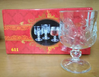 Набор бокалов для коньяка Старлайт 200 мл 6 шт Helios 6386 стекло под хрусталь