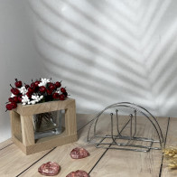 Салфетница металлическая "Полукруг" Helios 7420