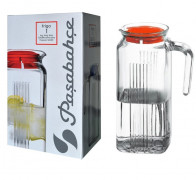 Кувшин Frigo 1,0л с крышкой Pasabache 80050(6) стеклянный