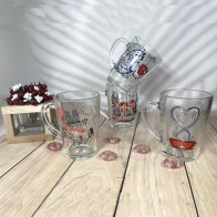 Кружка Капучино Coffe time декор MIX 300мл Helios 8141/1334         