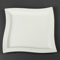 Тарелка квадратная фигурная 394мм Helios A1132