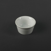 Соусник-кокотница 80х42мм Helios HR1563 белый, фарфоровый