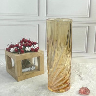 Ваза Райзен Амбер 190мм Helios 6328 стекло