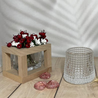 Стакан для виски с закругленным дном 170мл Флейм писксель Helios KB148A