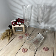 Набор бокалов для шампанского Macassar 170мл 6шт Cristal d'Arques  Q4335