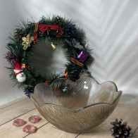 Салатник Эдельвейс блек 220мм W807C стекло