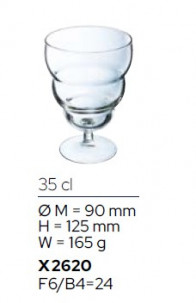 Креманка Jolly 350мл 6шт Arcoroc X2620