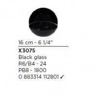 Салатник Bloom Black 160мм Luminarc X3075