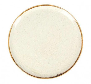 Тарелка для пиццы круглая 320мм Porland 162932/B бежевая-1