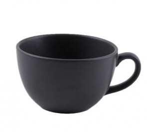 Чашка чайная 320мл Porland 322134/Bl черный фарфор