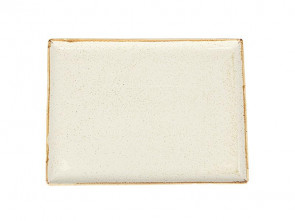 Блюдо для подачи прямоугольное 35х26см Porland 358835/B бежевое фарфор-1