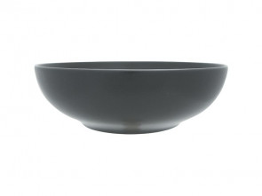 Салатник 25см Porland 368225/Bl черный фарфор-1