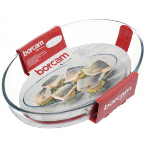 Форма для запекания овальная Borcam 35х24см стеклянная Pasabahce 59074-2