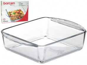 Форма для запекания Borcam 21х16х5,5 см стеклянная Pasabahce 59854-2