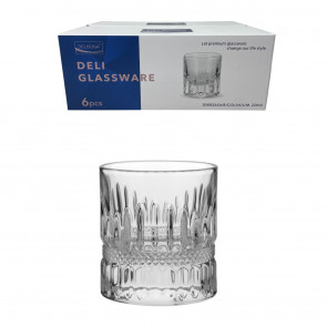 Набор стаканов для виски Ричмонд 300мл 6шт Helios DSKB265J стекло-1