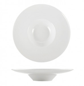 Тарелка глубокая с широким бортом Extra white 235мм Helios W117