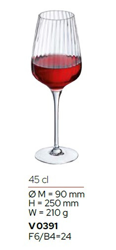 Набор бокалов для вина Symetrie 450мл 6шт Chef&Sommelier V0391